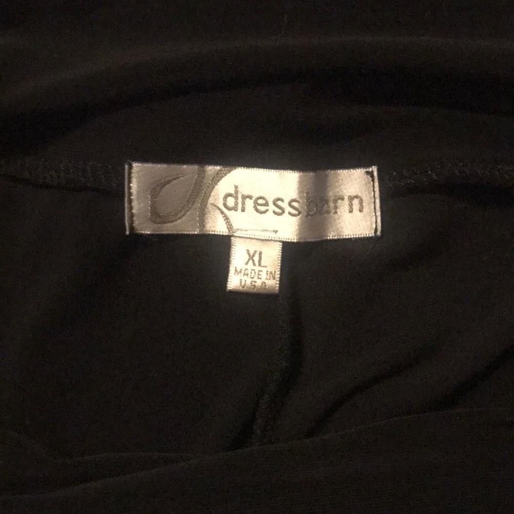 Xl black Dress barn black flair Capri